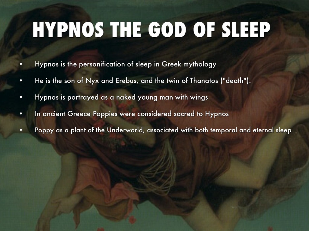 greek god hypnos symbols