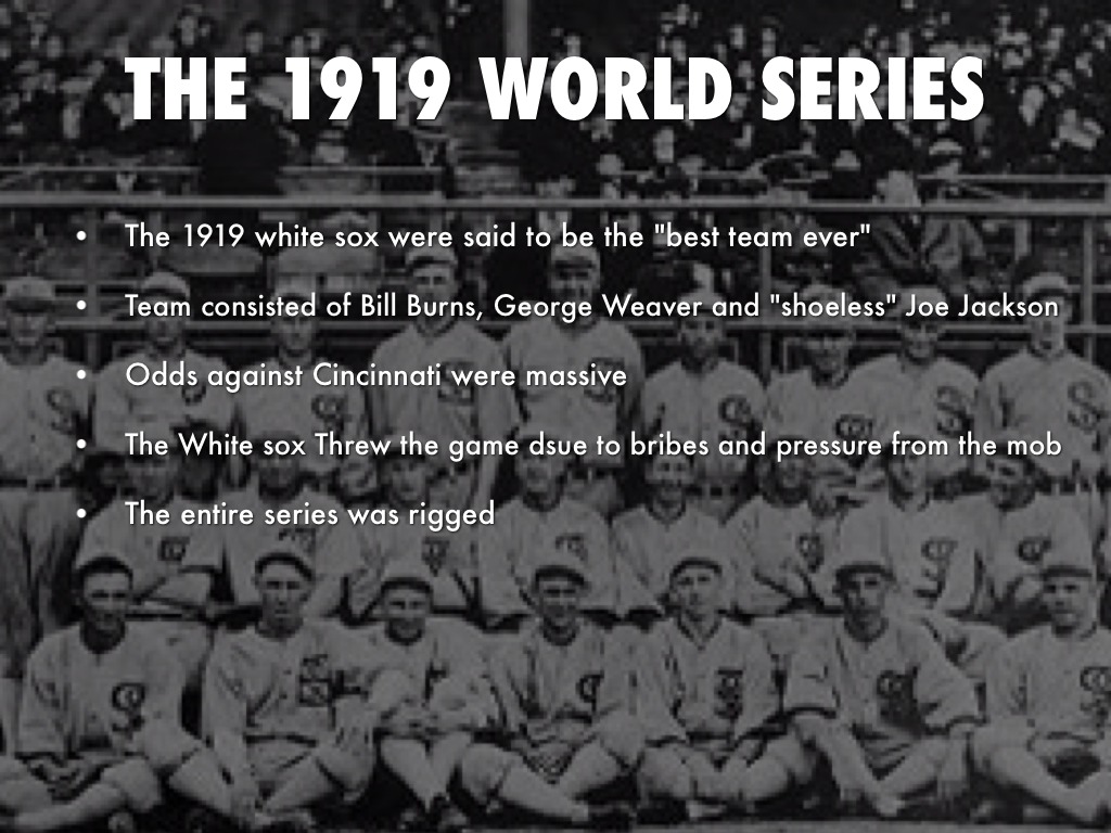 1919 world series by travis white