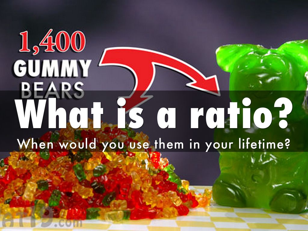 What is a ratio?