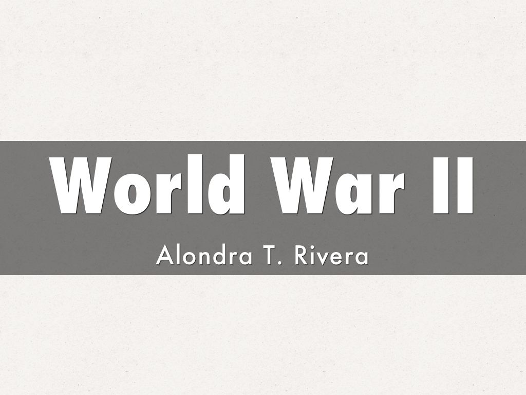 World War II