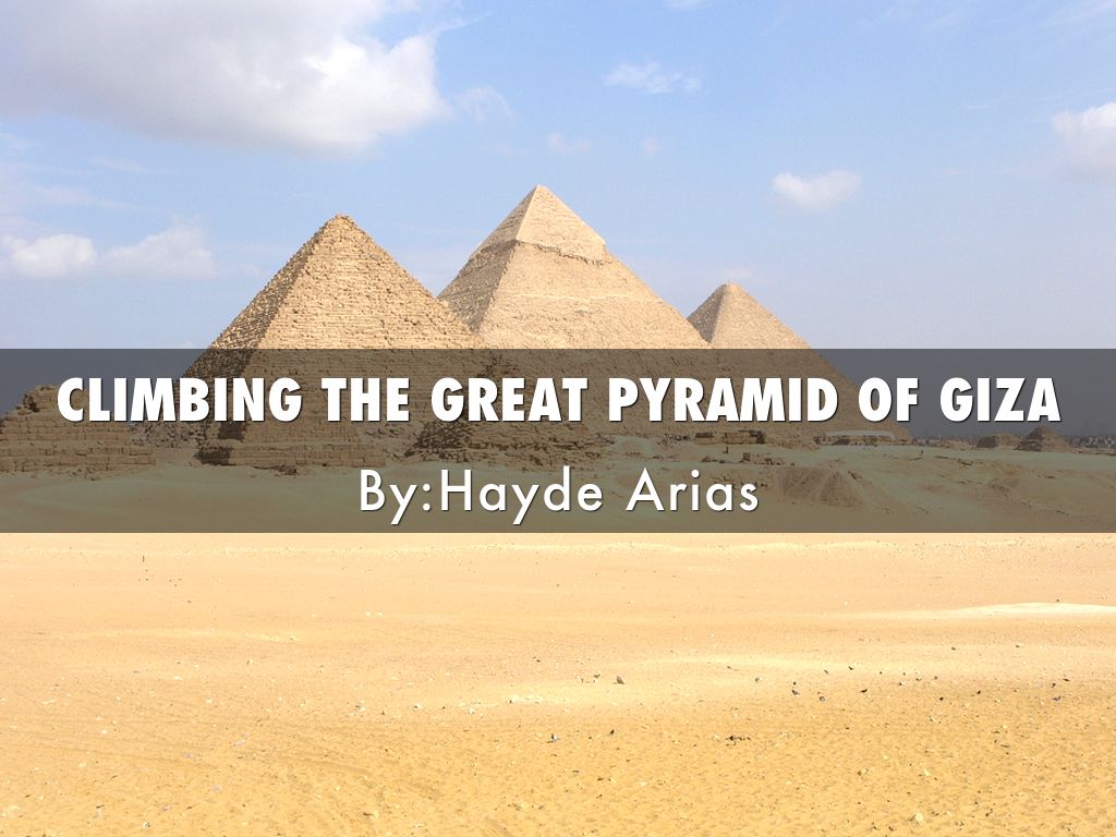 Climbing The Great Pyramid Of Egypt