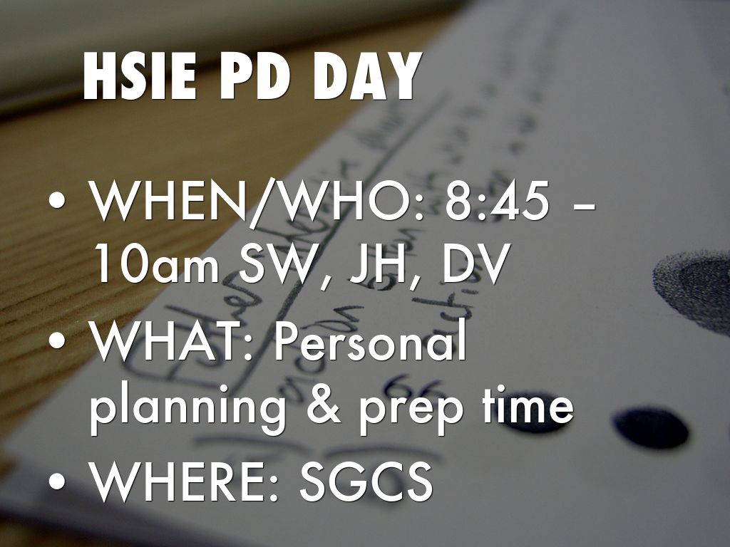 HSIE by Scott Wimble