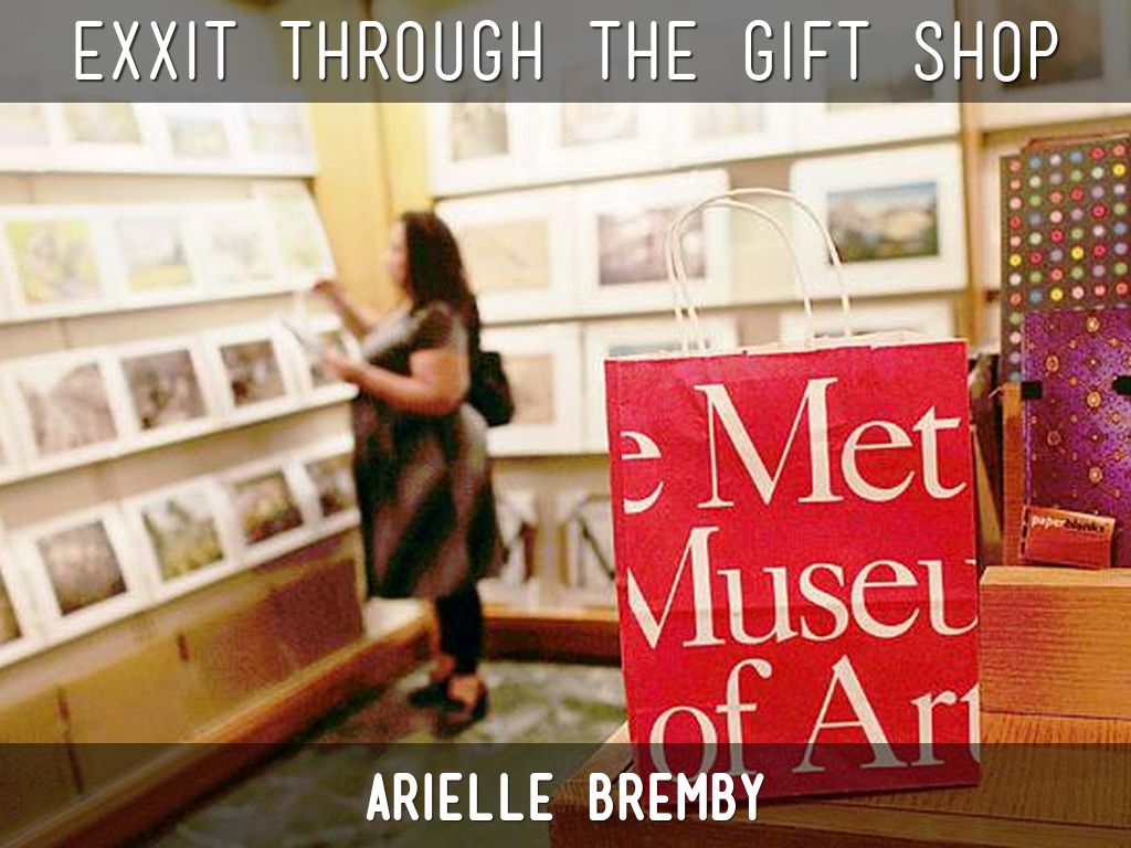 exxit through the gift shop