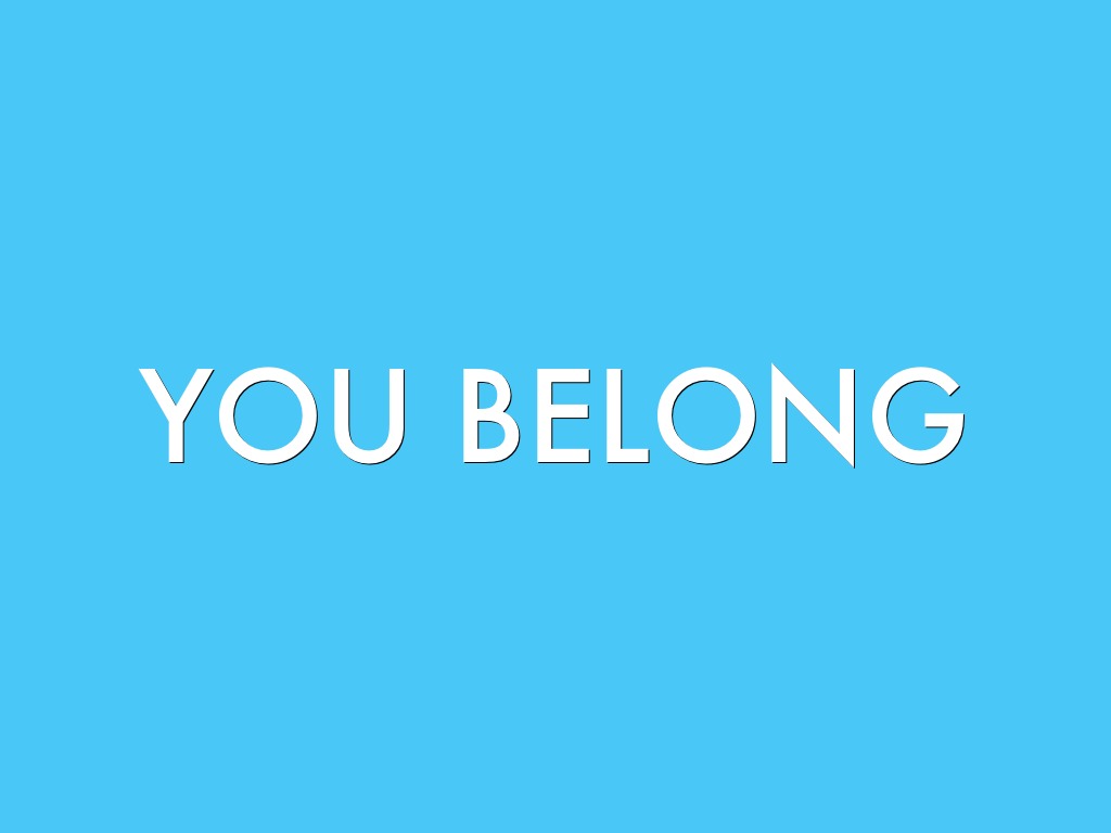 You Belong