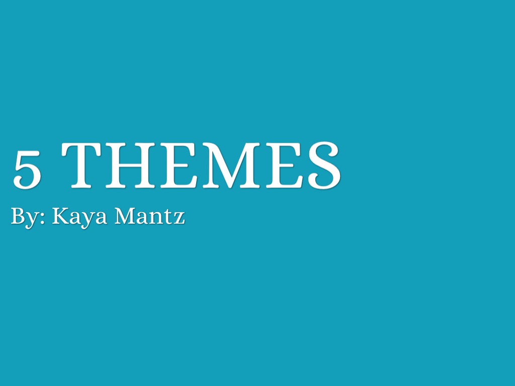 5 Themes Kaya 