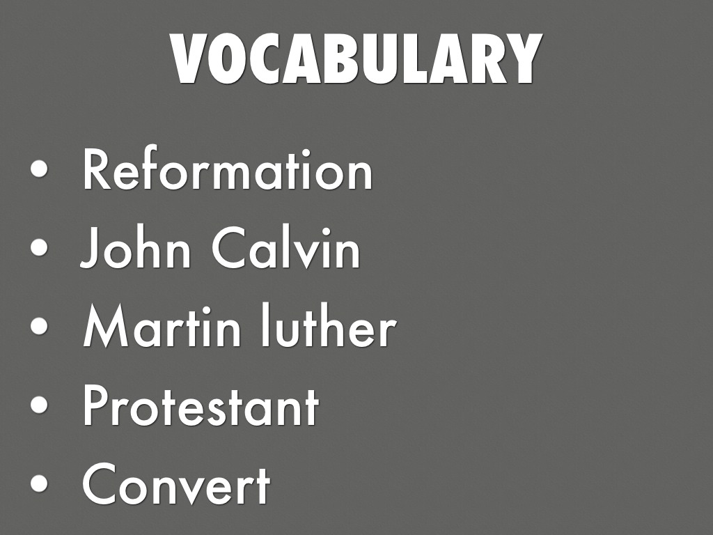 History Vocabulary