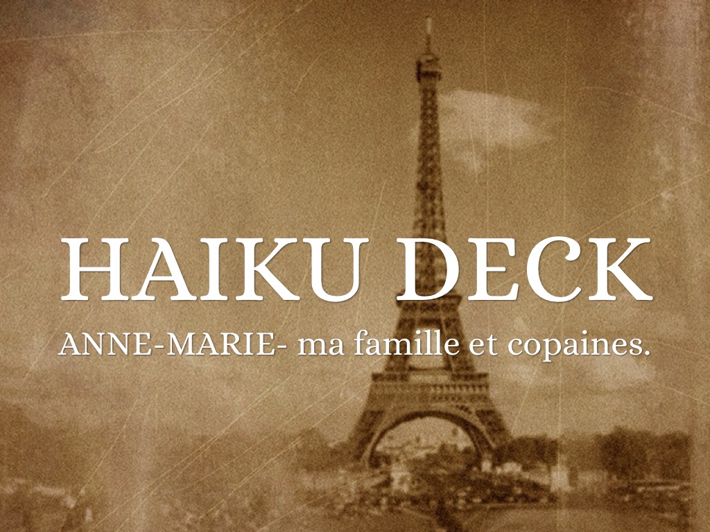 Ma Famille et Ma Copaines!