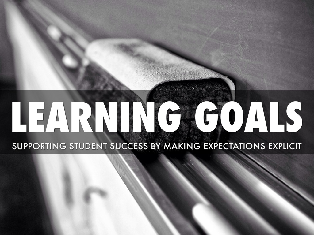 LL West Credit Learning goals