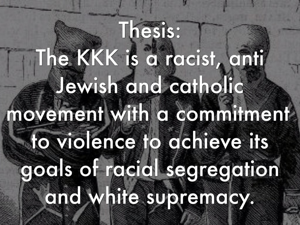 Klan thesis