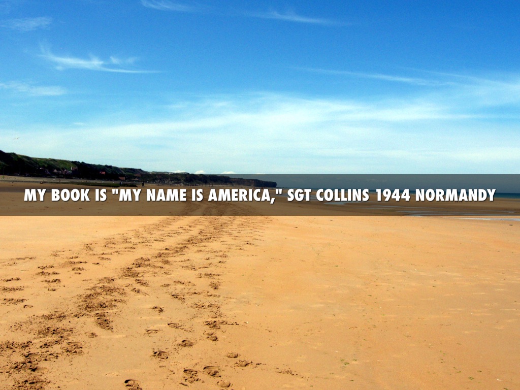 Book Talk Book Normandy Sgt. Collins