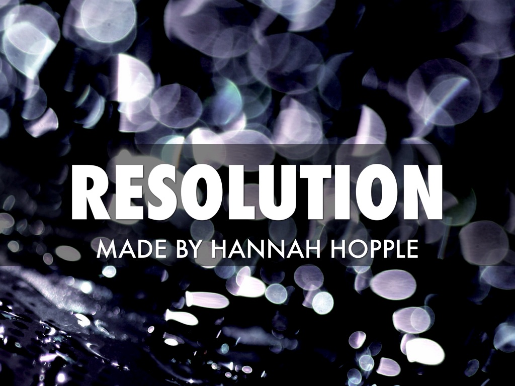 Resolution 