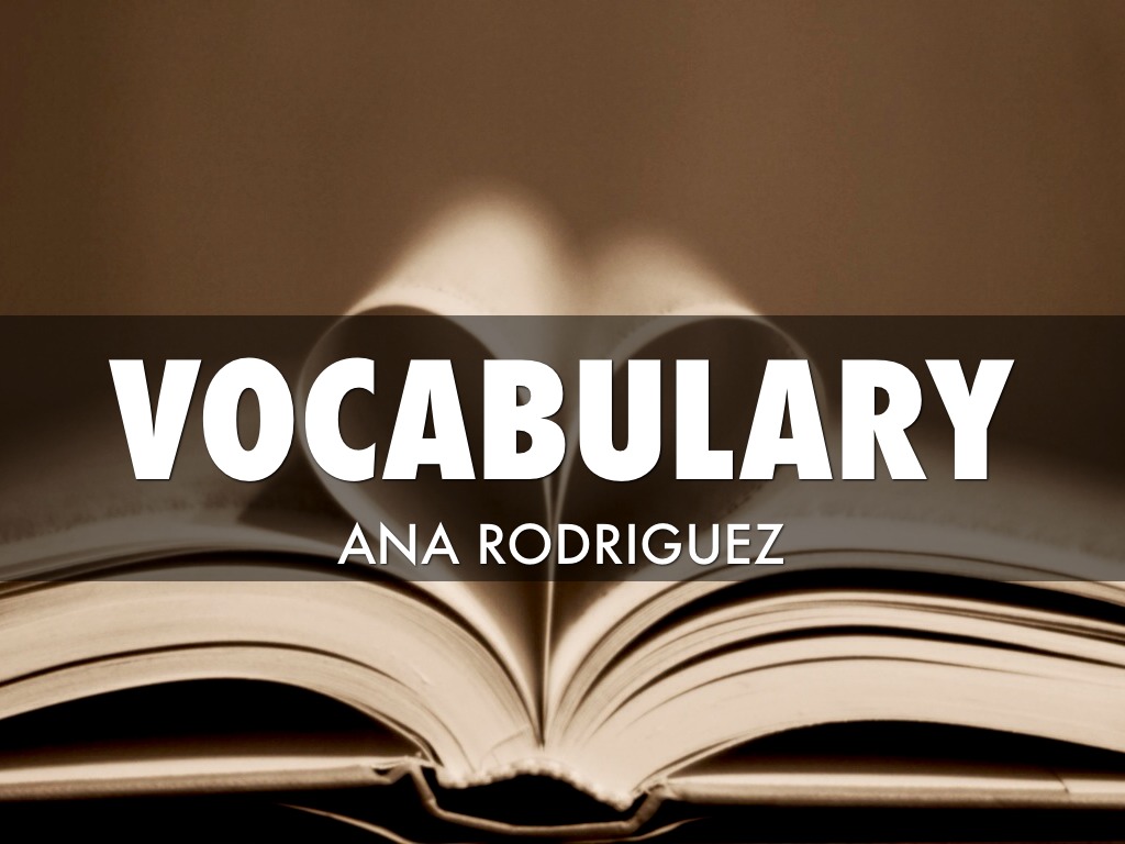 Vocabulary 1
