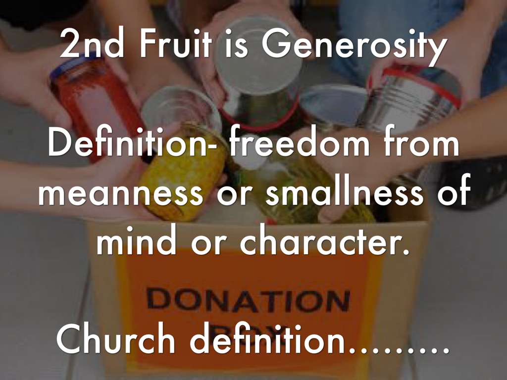 The fruits of the Holy Spirit by Jared AltmannDrinka