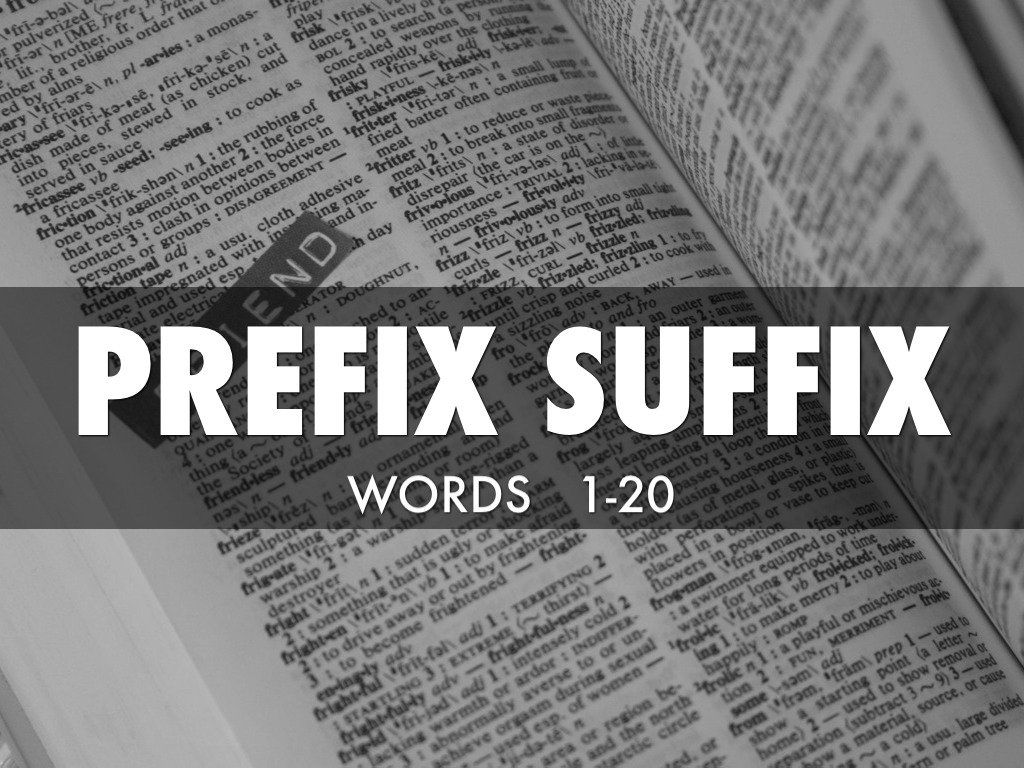Prefix Suffix