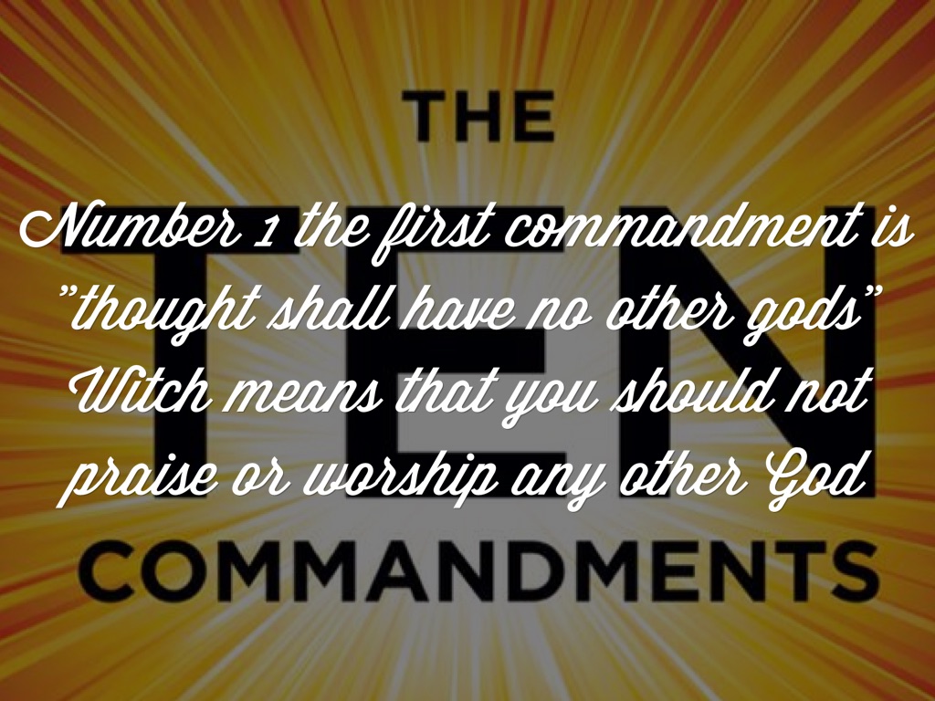 10 Commandments  
