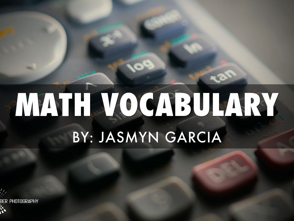 Math Vocab