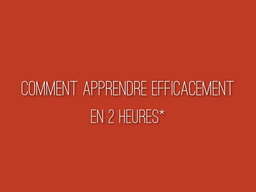 Apprendre Efficacement