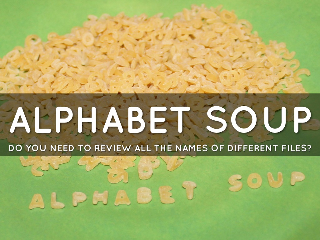 Alphabet Soup