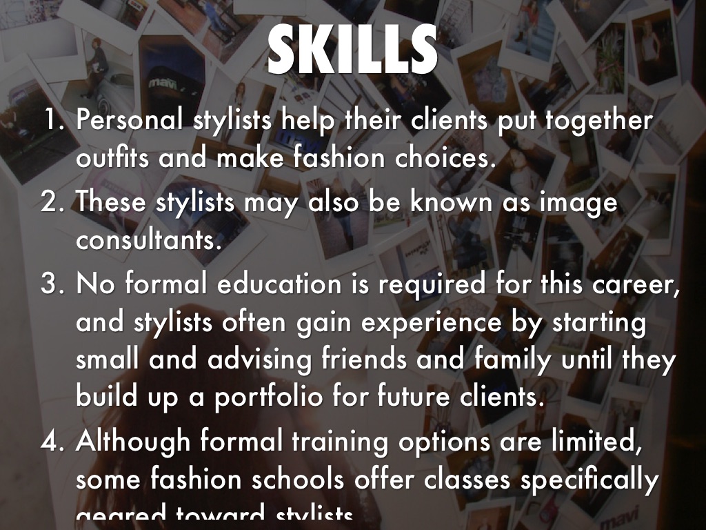 Fashion Industry Job Stylist by micah t