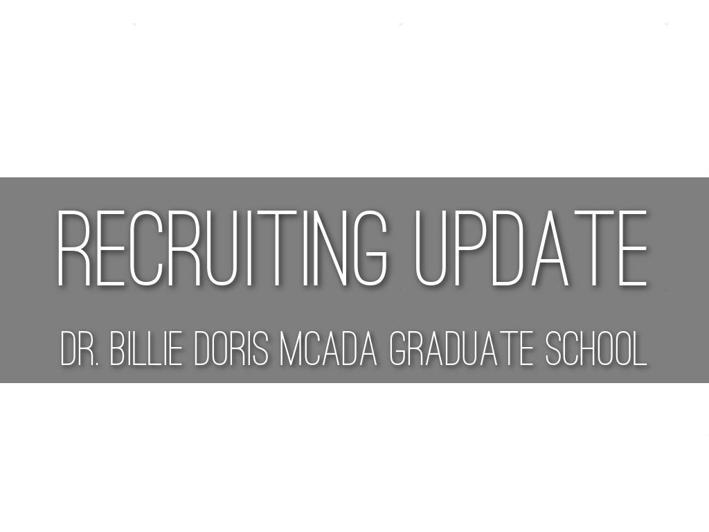 recruiting update