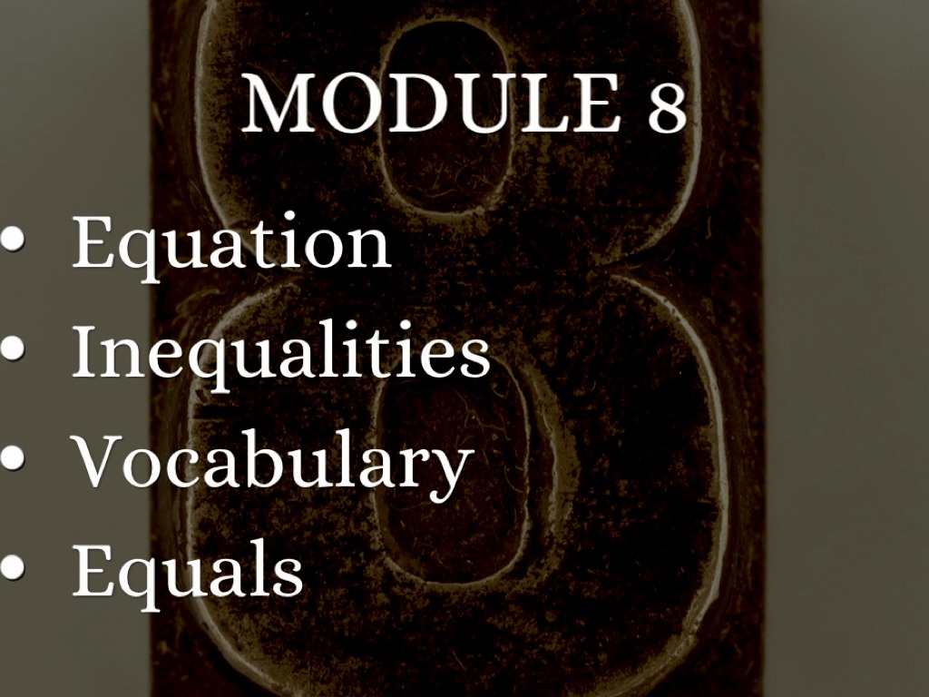 Module 8