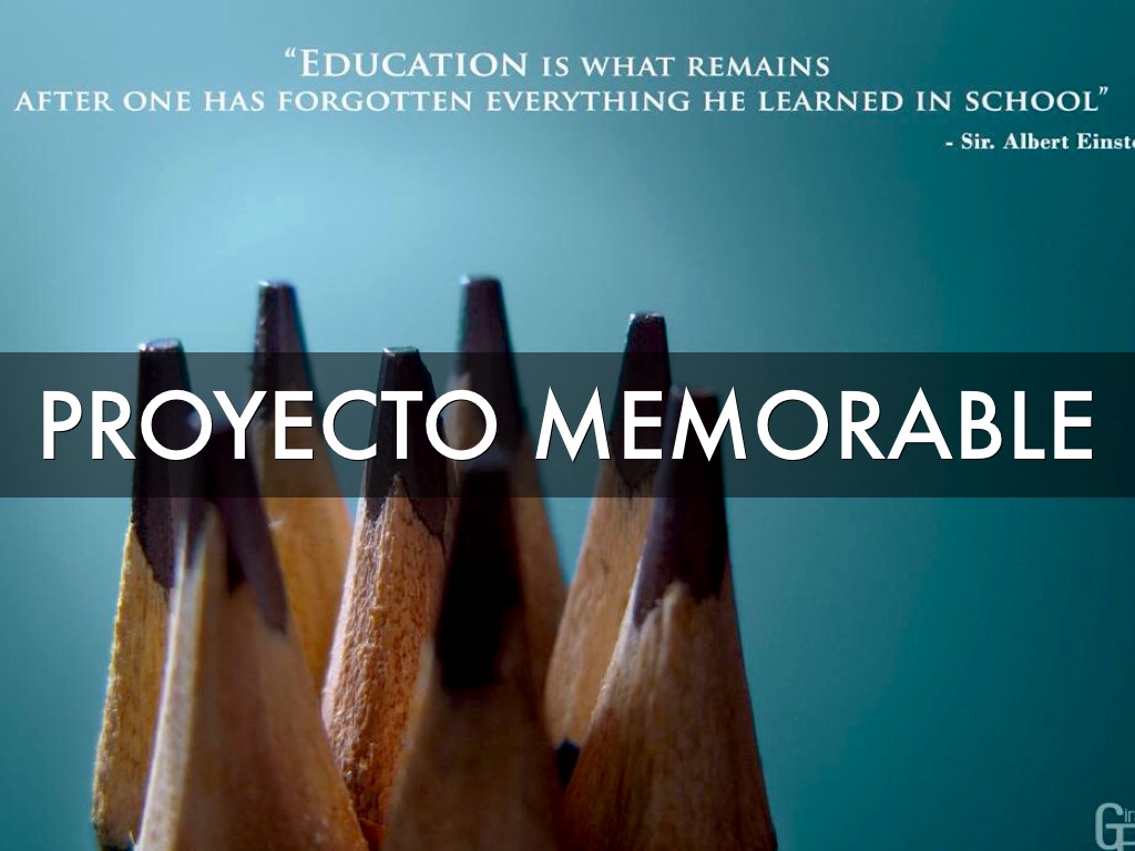 Proyecto Memorable