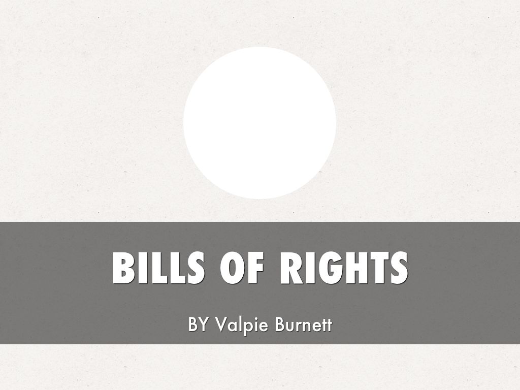 BILLS OF RIGHTS