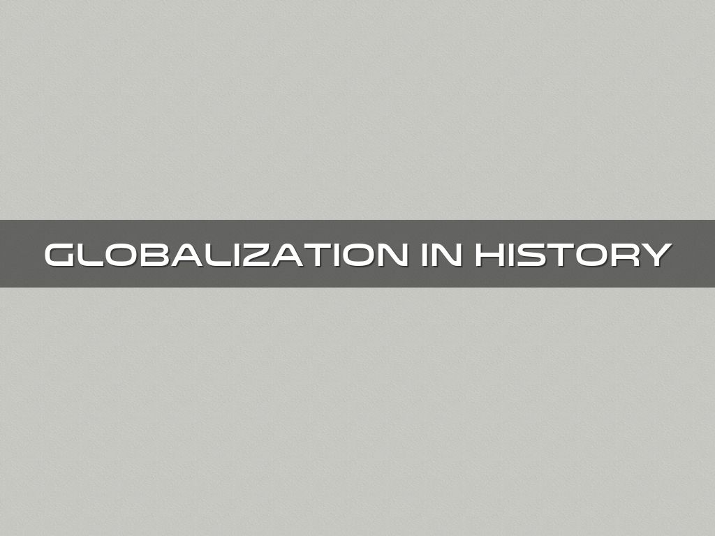 Globalization 