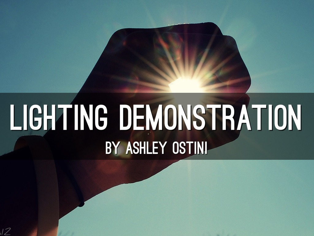 Lighting Demonstration