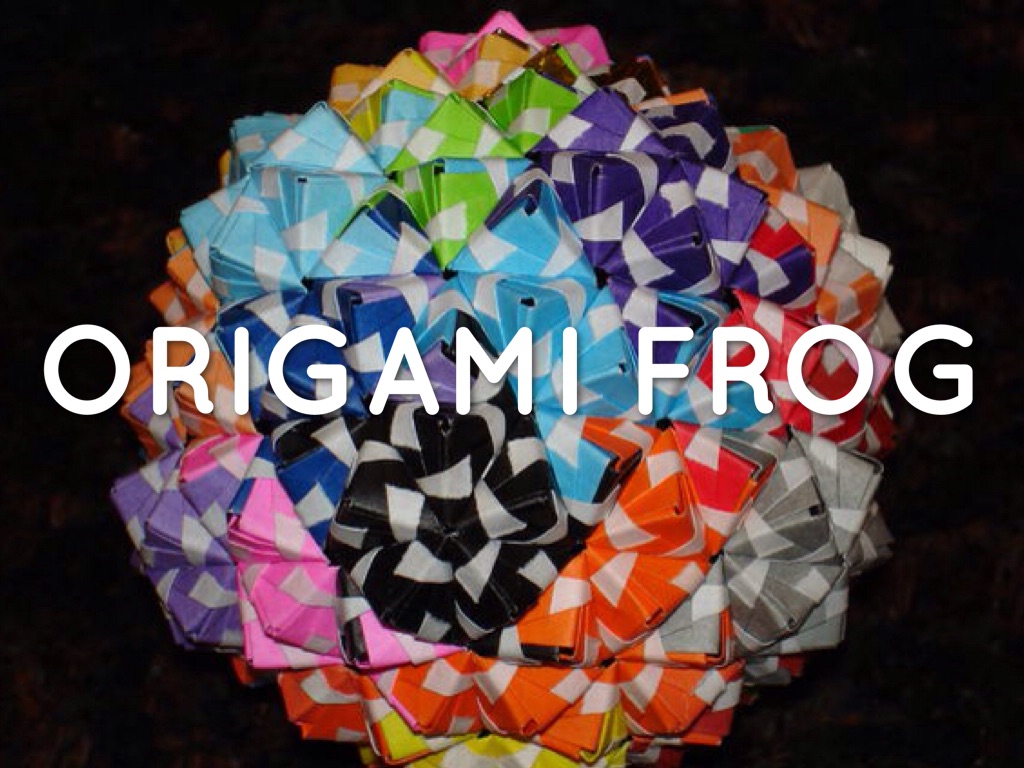 How To Fold An Origami Frog
