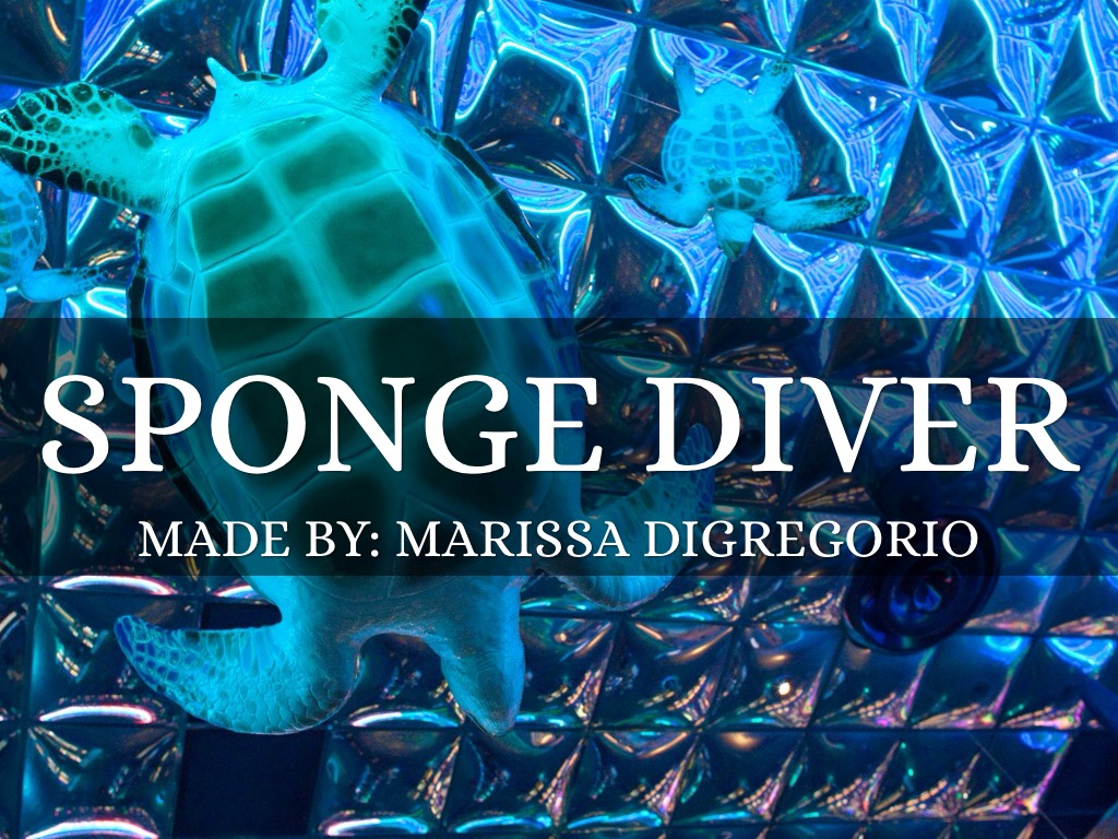 Sponge Diver by Marissa Digregorio