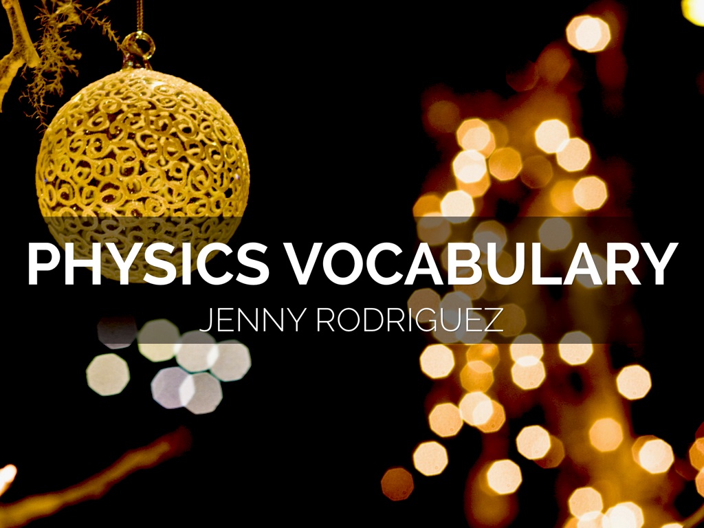 Physic Vocab