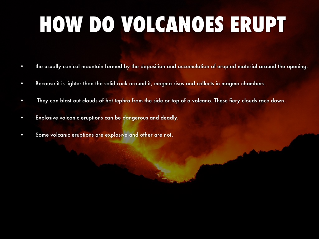 How Do Volcanoes Erupt by Amiin Mahamed