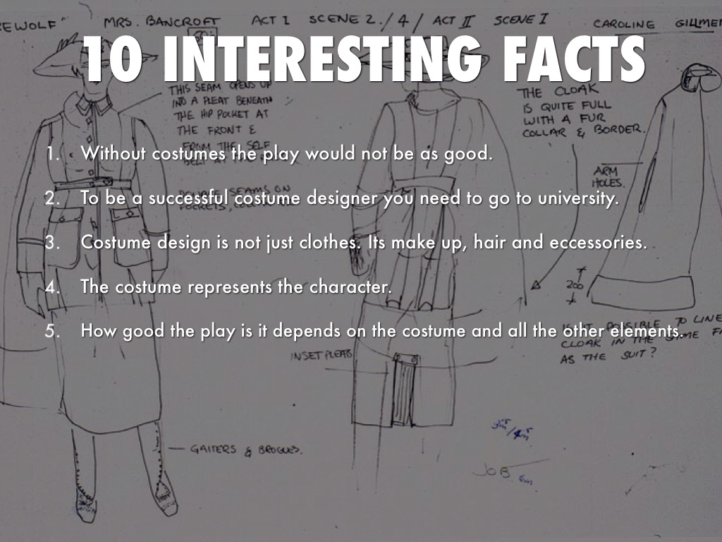 Facts About Costume Design - Printable Templates