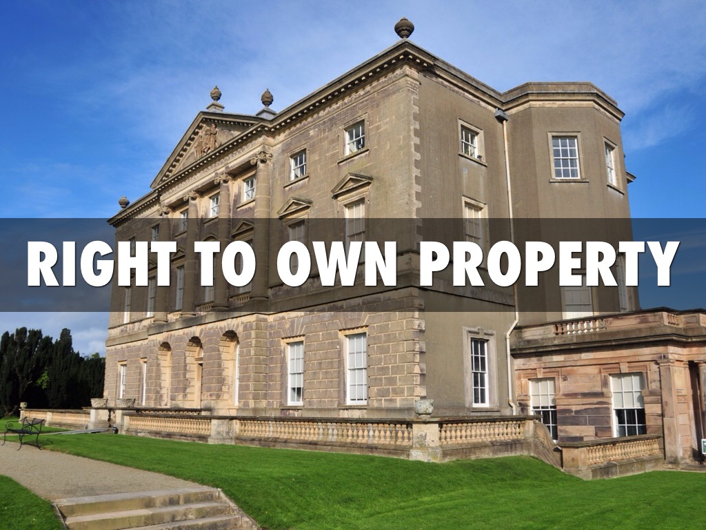 Has own property. Ар рент. To own. Be your own bank. Has own property.