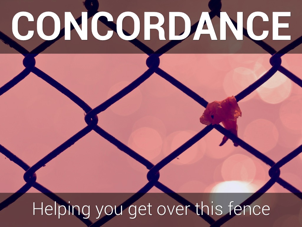 Concordance