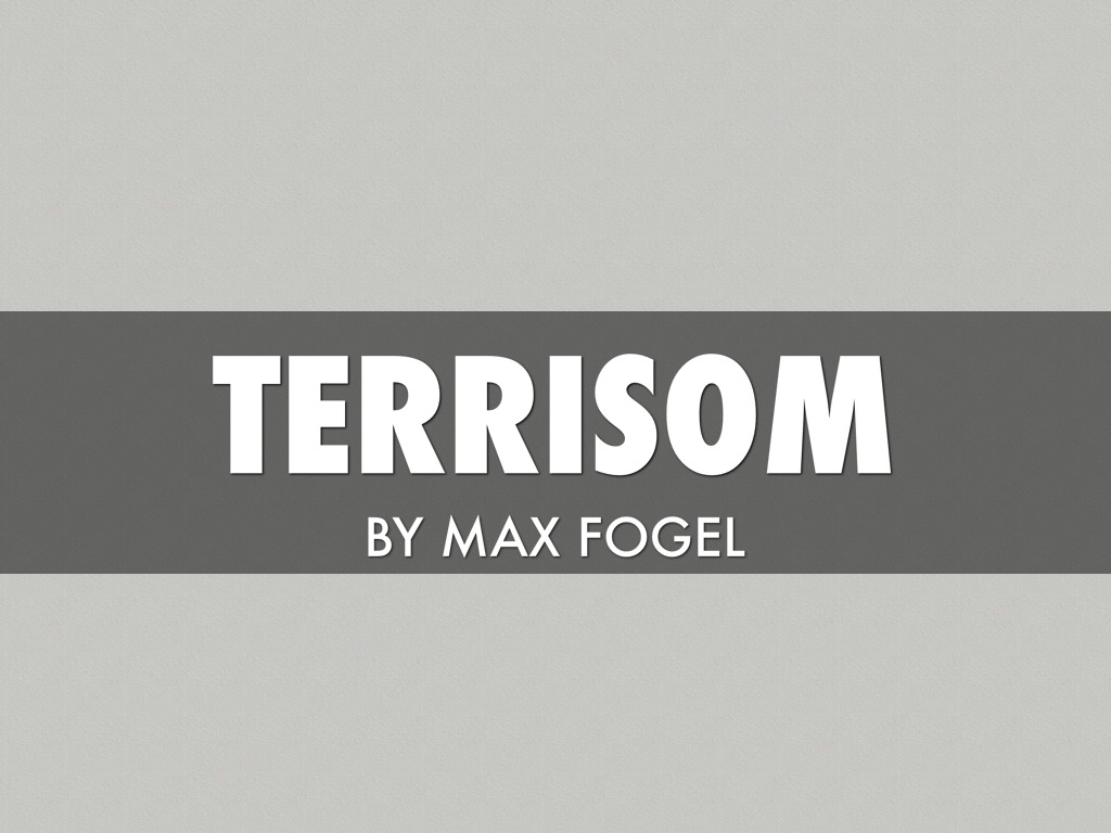 Terrorism 