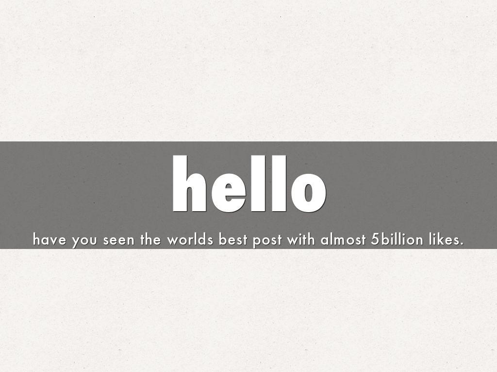 hello