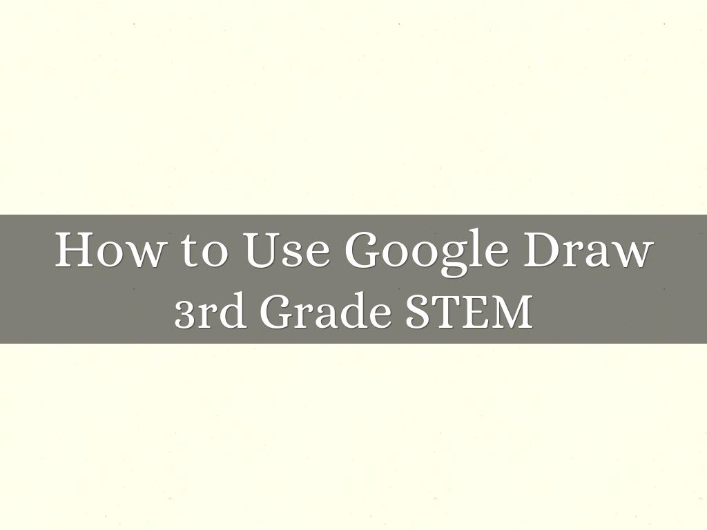 How to Use Google Draw