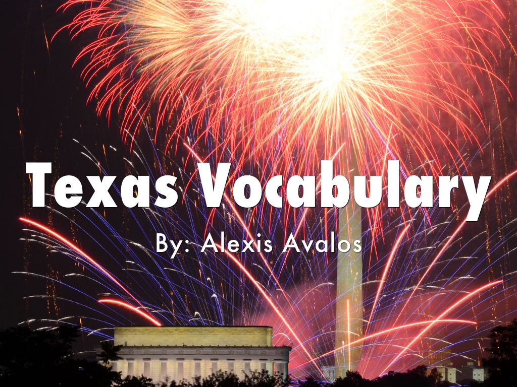 Texas Vocabulary