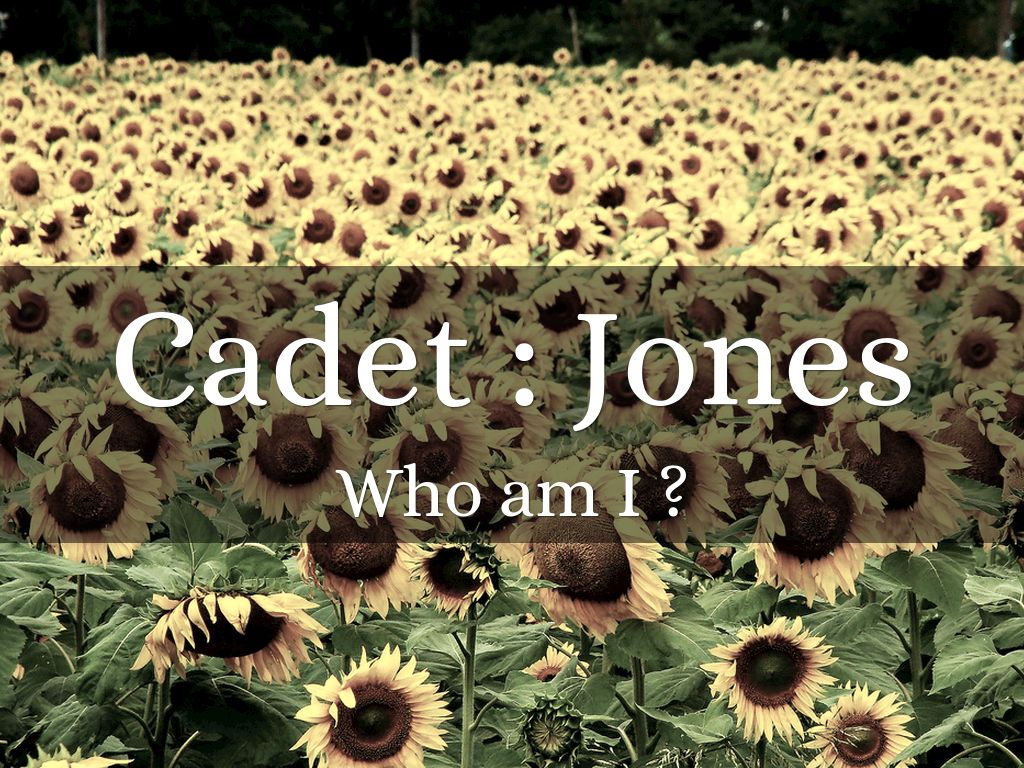 Cadet : Jones