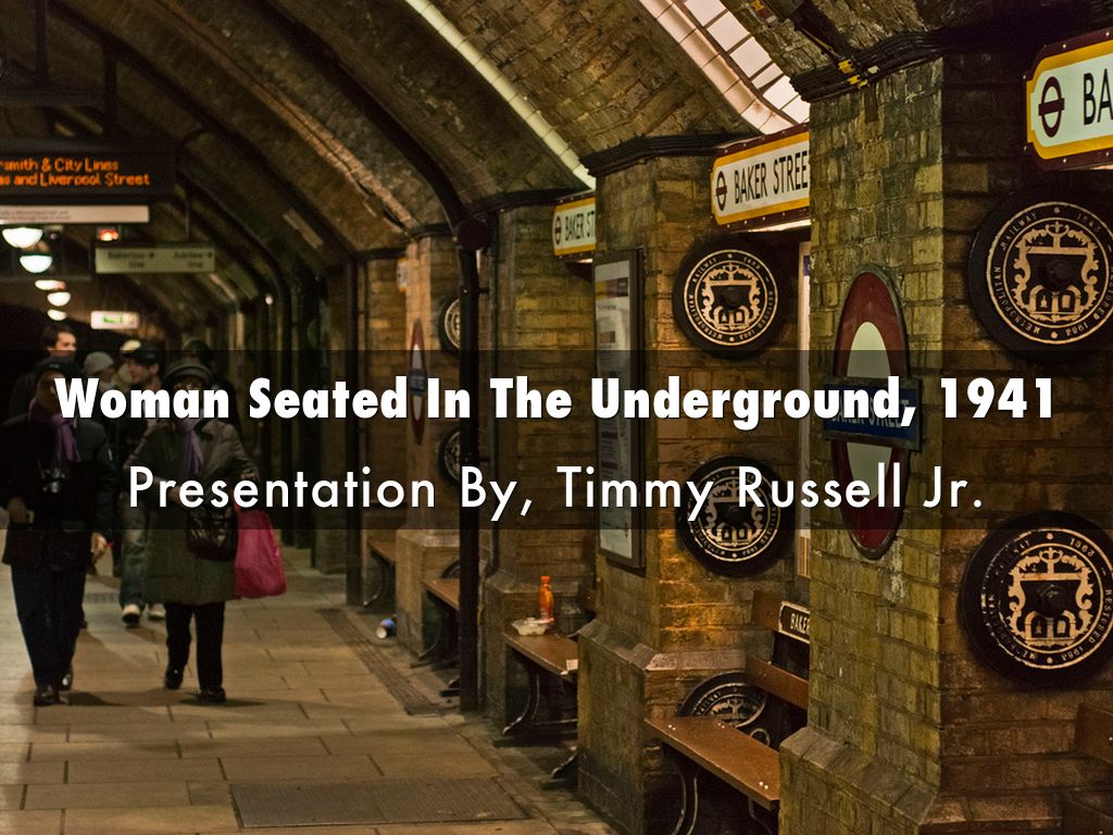 Woman Seated In The Underground, 1941