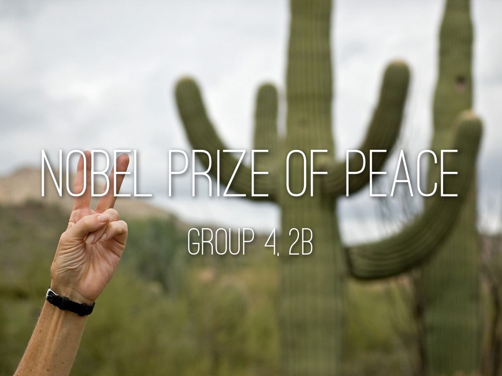 Nobel Prize of Peace