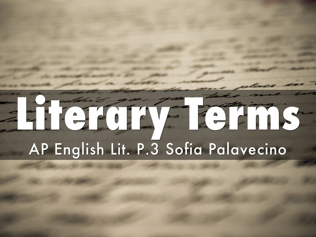 Literary Terms