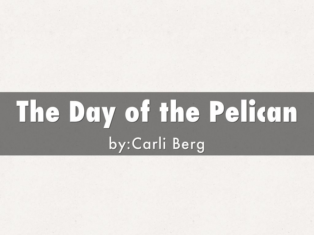 The Day of the Pelican