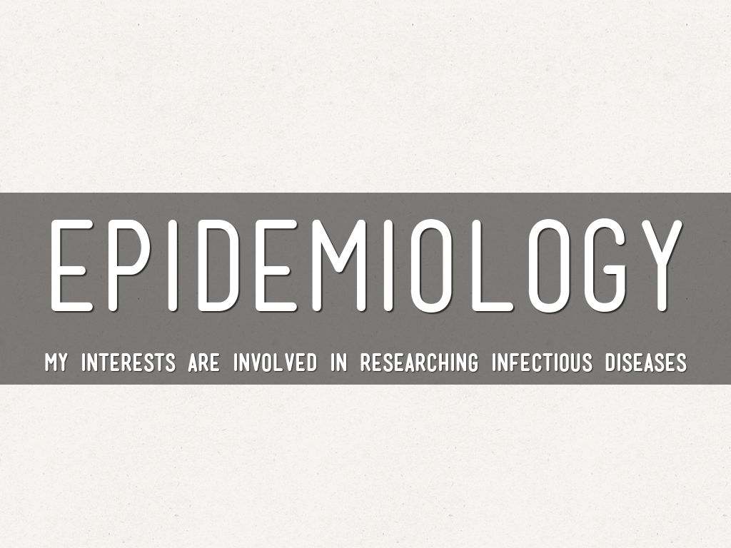 epidemiology