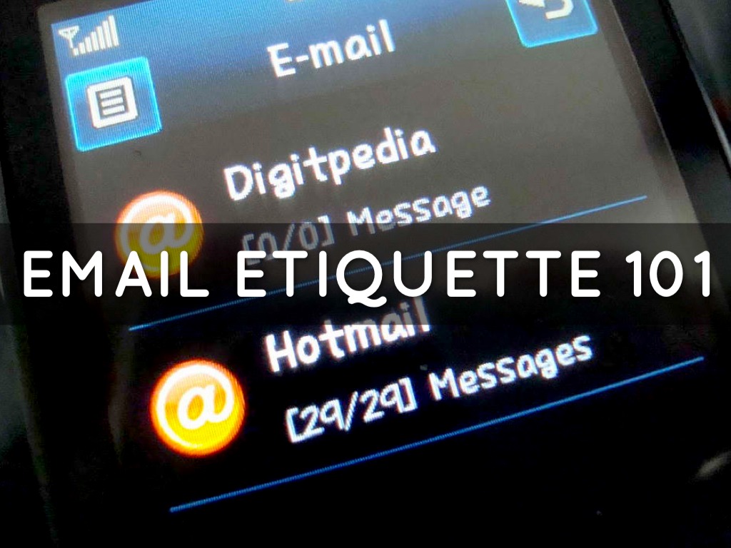 Email Etiquette