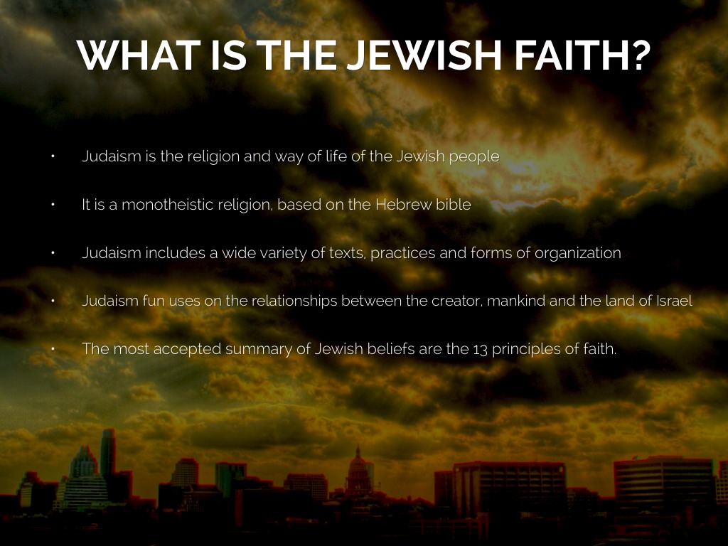 Jewish Faith