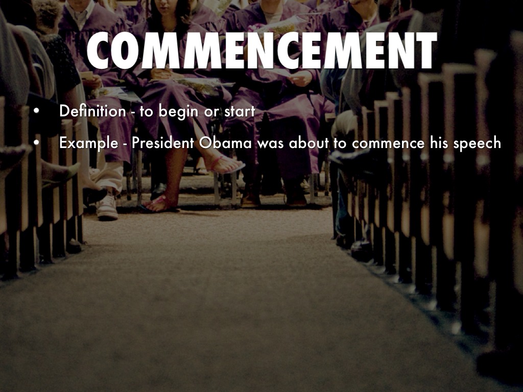 Commencement