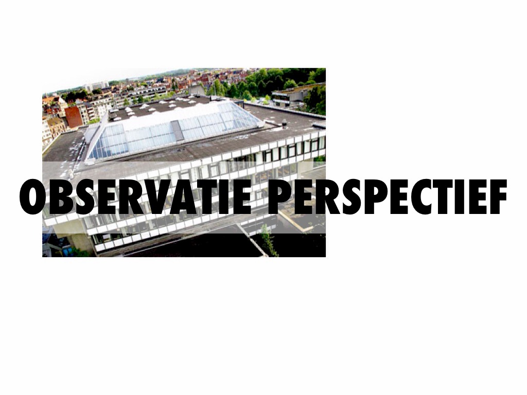 Observatie Perspectief